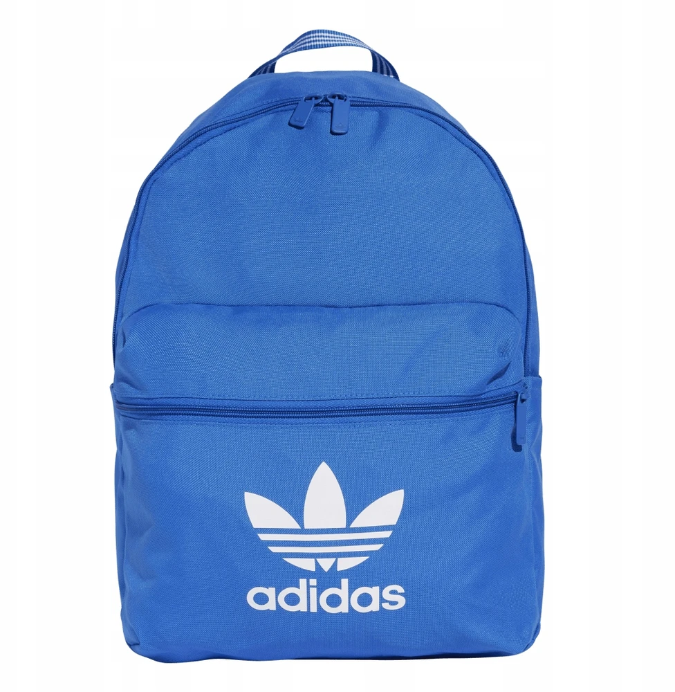 Adidas Adicolor kuprinė Ix7457 - talpi, mėlyna, su baltu logotipu