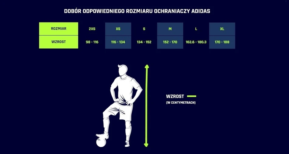 Adidas Gg1009 futbolo apsauginiai įtvarai, dydis Xl