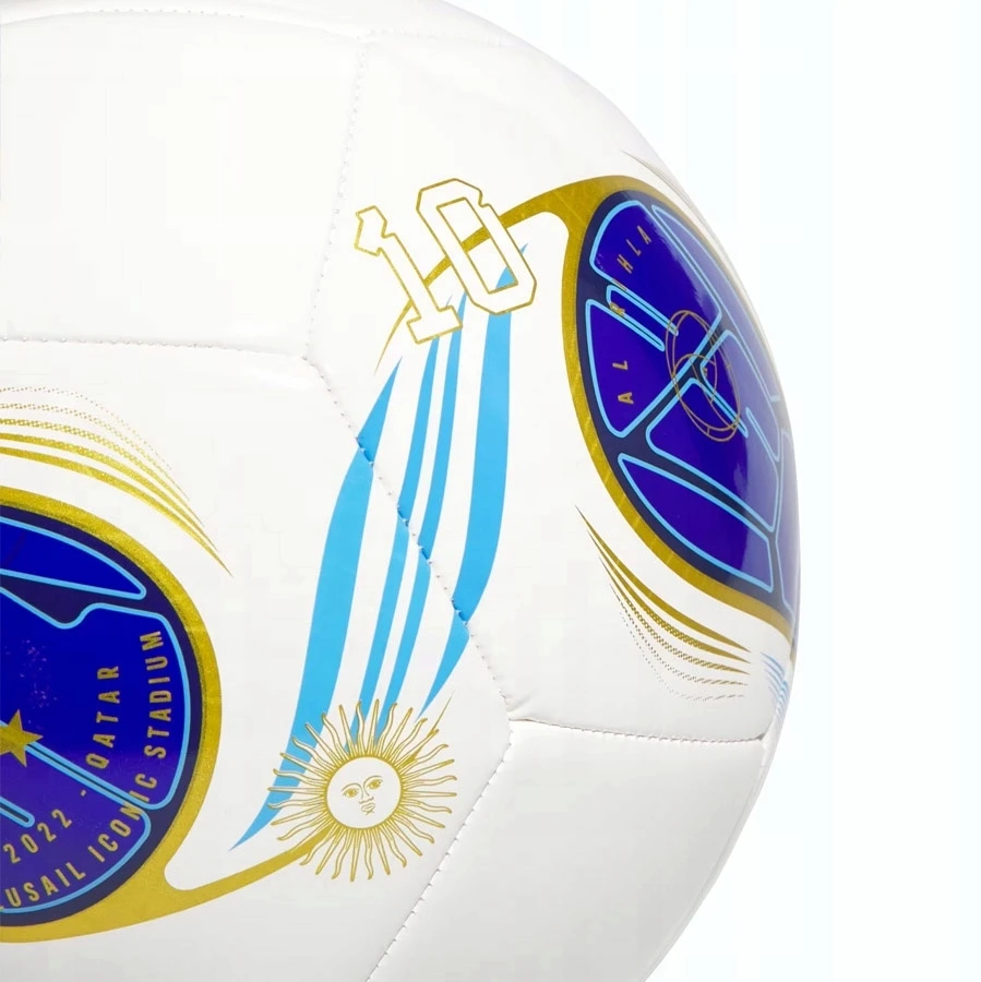 Adidas Messi Club futbolo kamuolys, dydis 5 - balta