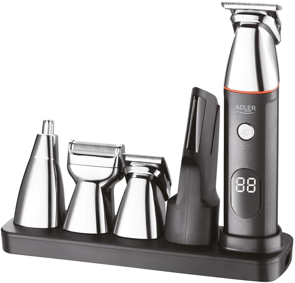 Adler Europe 5 viename vyrų priežiūros rinkinys su LCD – Adler AD 2946 Precision Shaver