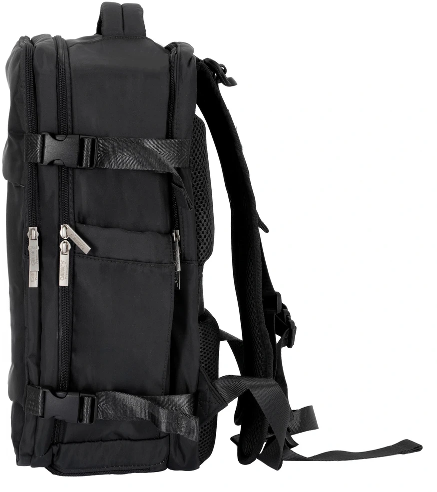 Adler Kabinos kuprinė 40x20x30 cm nešiojamas 17 colių USB vandeniui atsparus Camry CR 6880 juodas