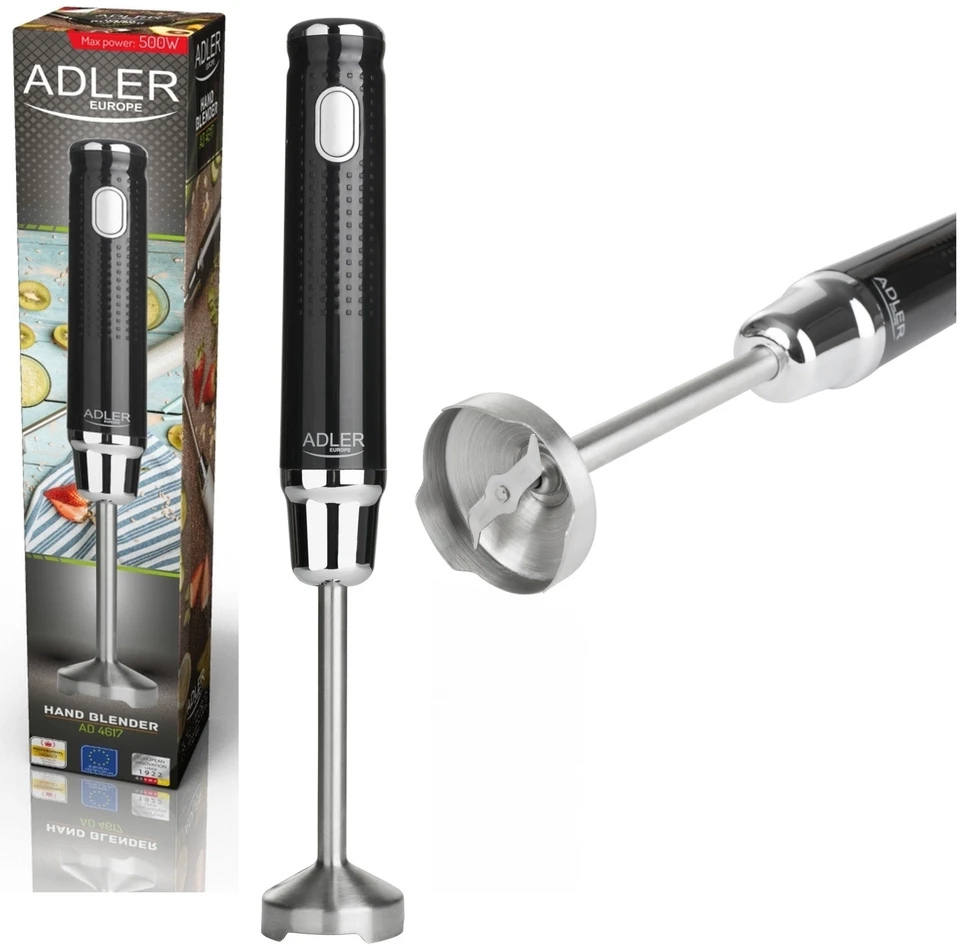 Adler | Maišytuvas | AD 4617 | Hand Maišytuvas | 300 W | Greičių skaičius 1 | Juodas