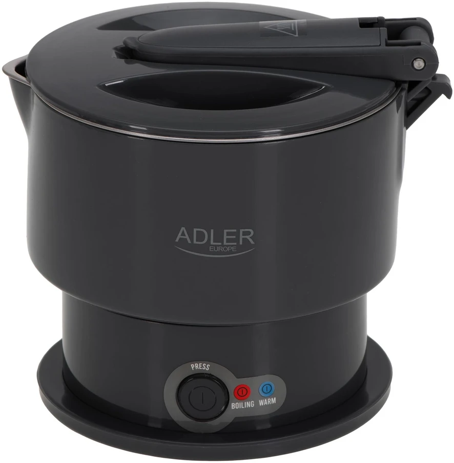 Adler Silicon Travel Virdulys | AD 1377 | Travel Virdulys | 600 W | 0.6 L | Silicon | Pilkas