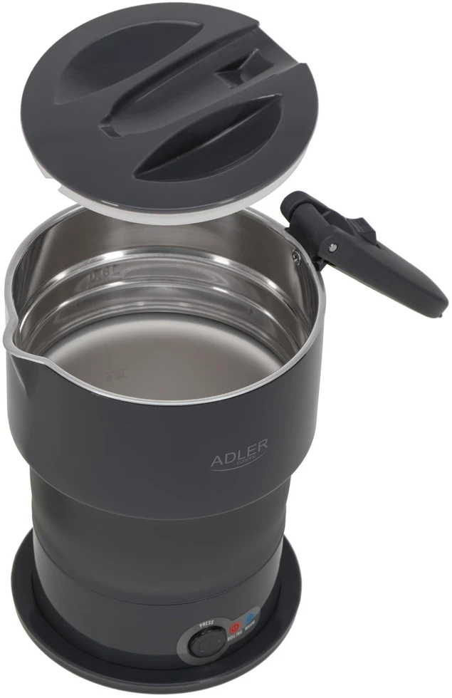 Adler Silicon Travel Virdulys | AD 1377 | Travel Virdulys | 600 W | 0.6 L | Silicon | Pilkas