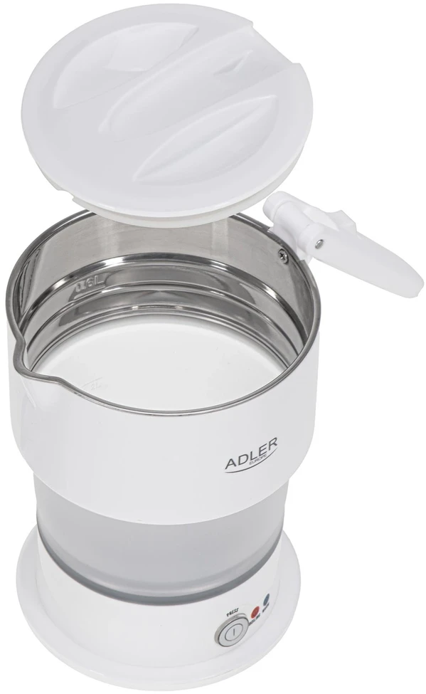 Adler Silicon Travel Virdulys | AD 1377 | Travel Virdulys | 600 W | 0.6 L | Silicon | Baltas