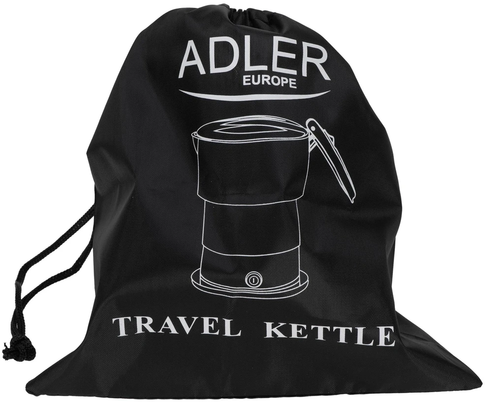 Adler Silicon Travel Virdulys | AD 1377 | Travel Virdulys | 600 W | 0.6 L | Silicon | Pilkas