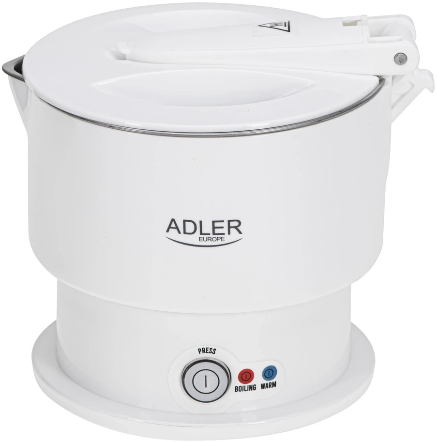 Adler Silicon Travel Virdulys | AD 1377 | Travel Virdulys | 600 W | 0.6 L | Silicon | Baltas