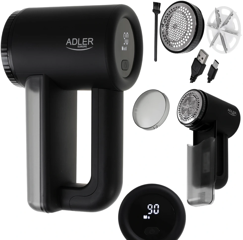 Pūkų rinkiklis ADLER AD-9617 juodas