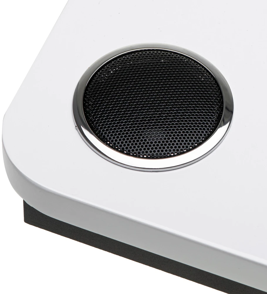 Patefonas Adler AD-1914W su USB ir Bluetooth, baltos spalvos