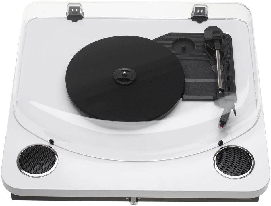 Patefonas Adler AD-1914W su USB ir Bluetooth, baltos spalvos