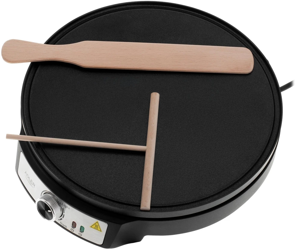 Vaflinė Adler AD 3093 Dvipusė elektrinė blyninė 2 viename Juodas