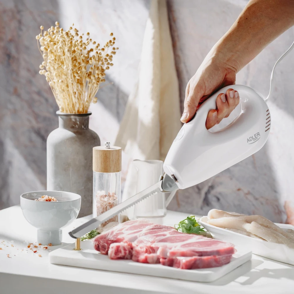 Adler | Electric Knife | AD 4512 | Baltas