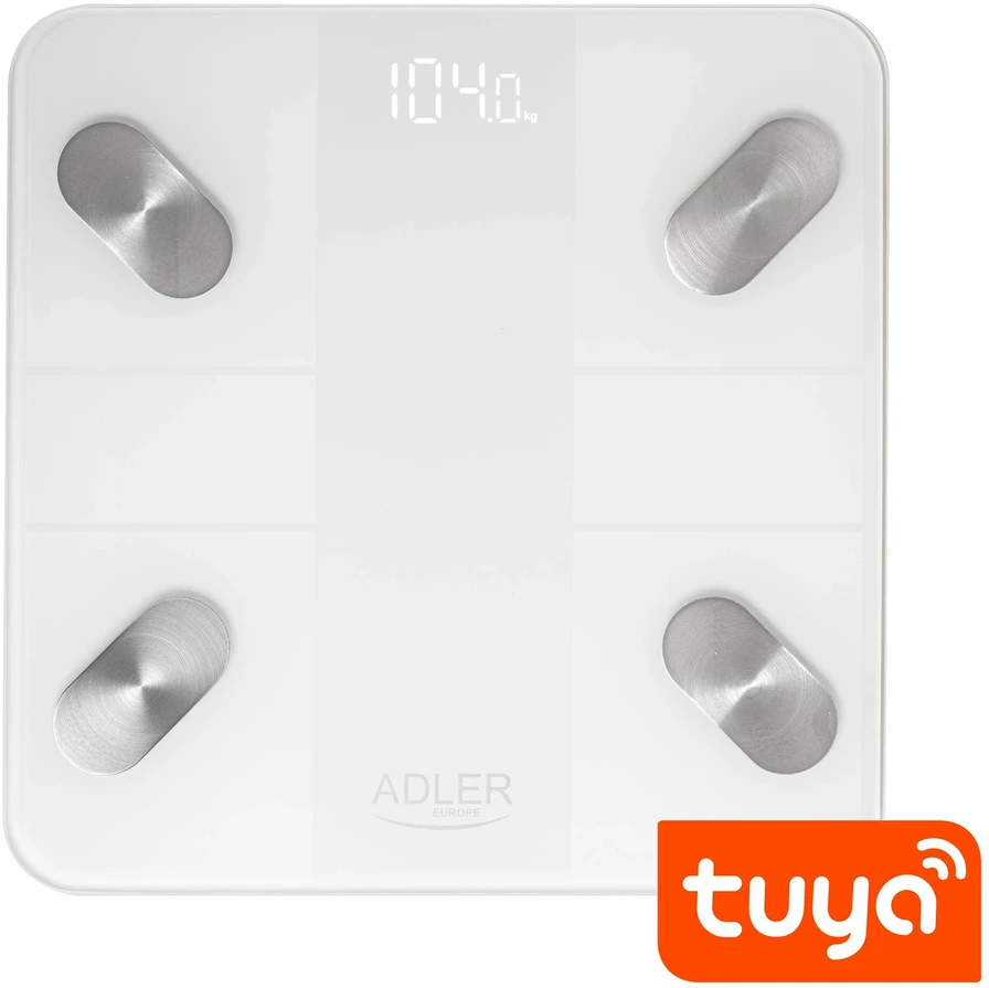 Virtuvinės svarstyklės Smart waga vonios ADLER AD 8186w