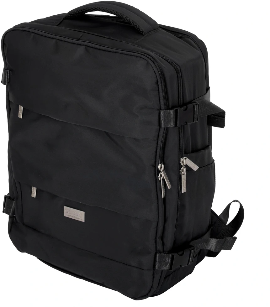 Adler Kabinos kuprinė 40x20x30 cm nešiojamas 17 colių USB vandeniui atsparus Camry CR 6880 juodas