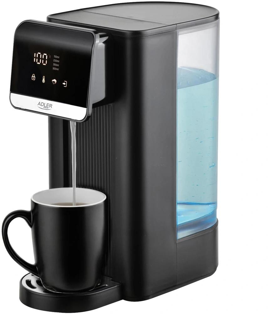 Karšto vandens balionėlis elektrinis virdulys dozatorius vandens filtras 2,5L 2600W Adler AD 1357