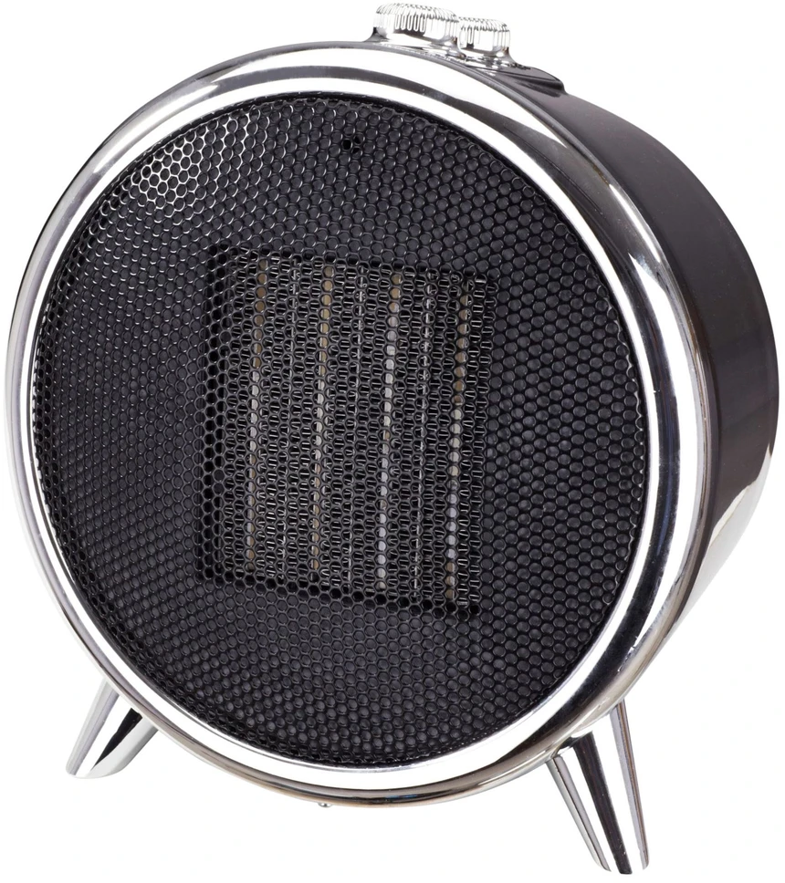 Adler | Fan Heater | AD 7742 | Ceramic | 1500 W | Number of power levels 2 | Juodas/Sidabrinis