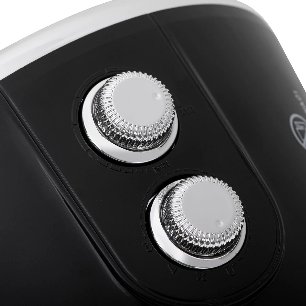 Adler | Fan Heater | AD 7742 | Ceramic | 1500 W | Number of power levels 2 | Juodas/Sidabrinis