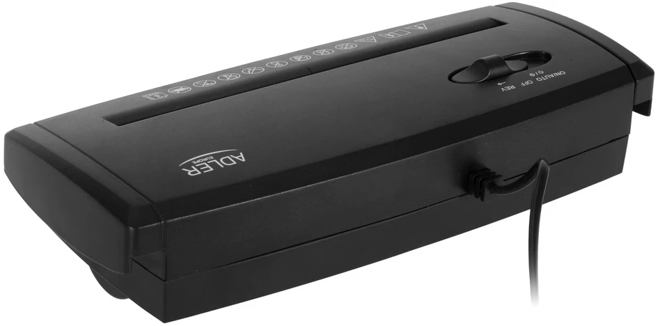 Adler Paper Shredder | AD 1040 | Juodas