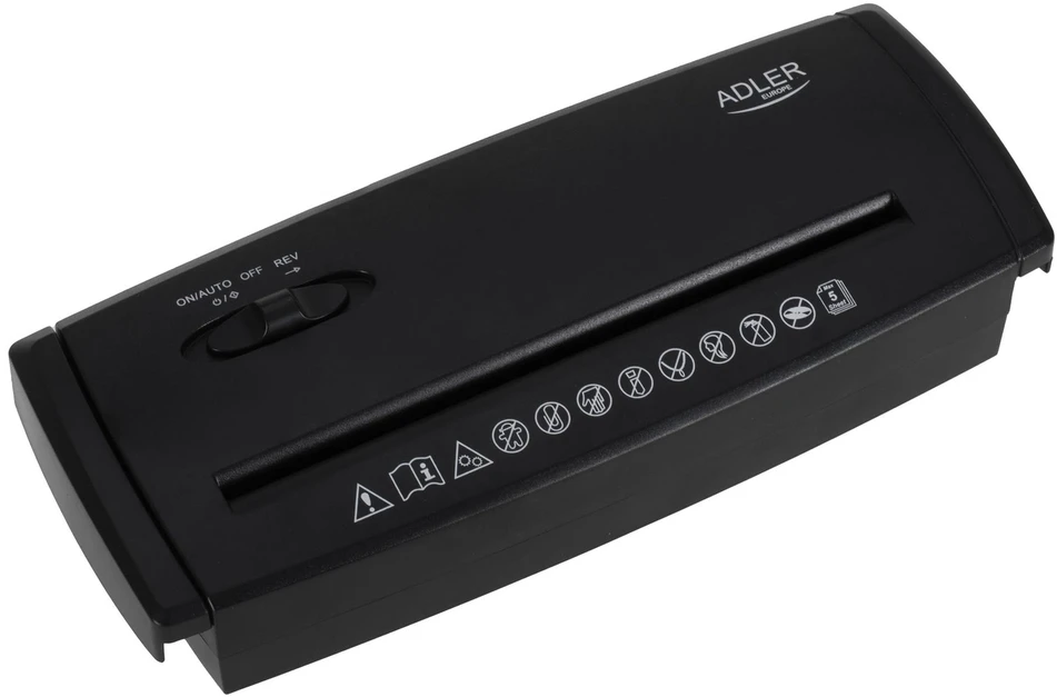 Adler Paper Shredder | AD 1040 | Juodas