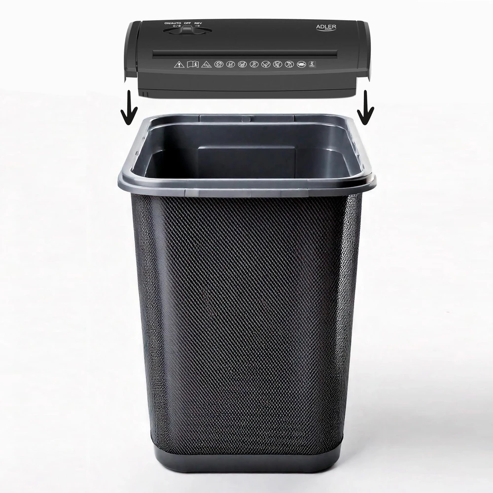 Adler Paper Shredder | AD 1040 | Juodas
