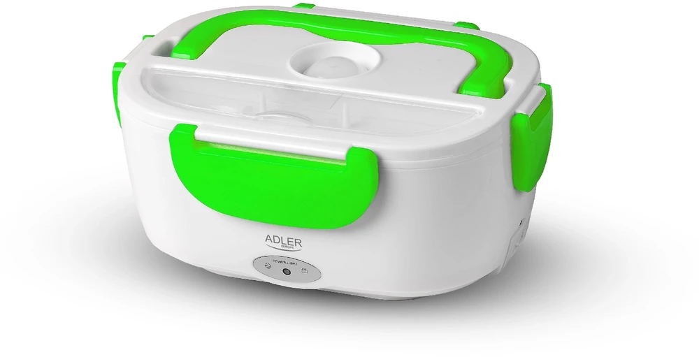 Adler Priešpiečių dėžutė AD 4474 Electric, Baltas/ žalias, Capacity 1.1 L