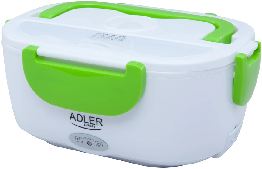 Adler Priešpiečių dėžutė AD 4474 Electric, Baltas/ žalias, Capacity 1.1 L