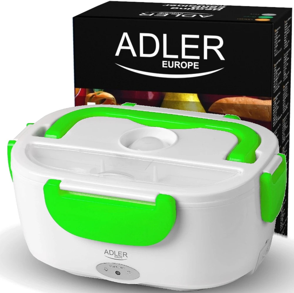 Adler Priešpiečių dėžutė AD 4474 Electric, Baltas/ žalias, Capacity 1.1 L