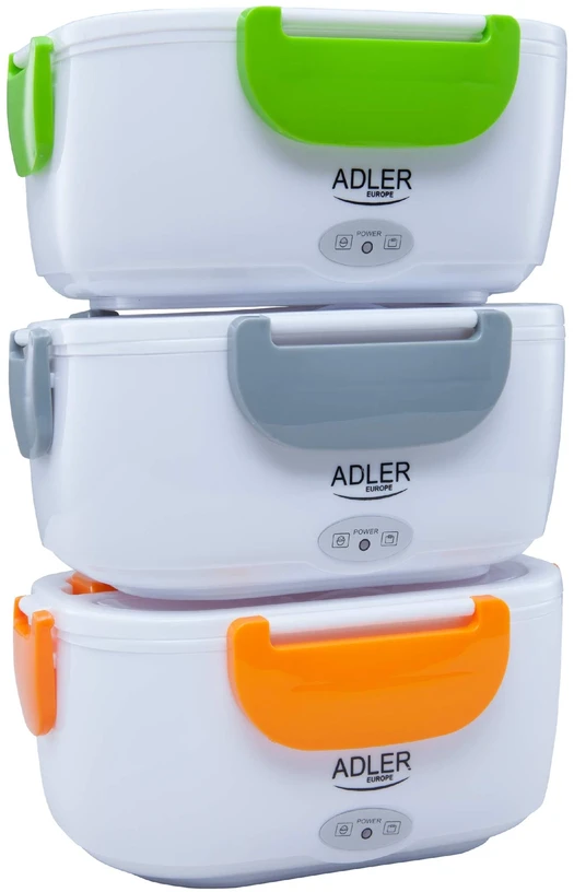 Adler Priešpiečių dėžutė AD 4474 Electric, Baltas/ žalias, Capacity 1.1 L
