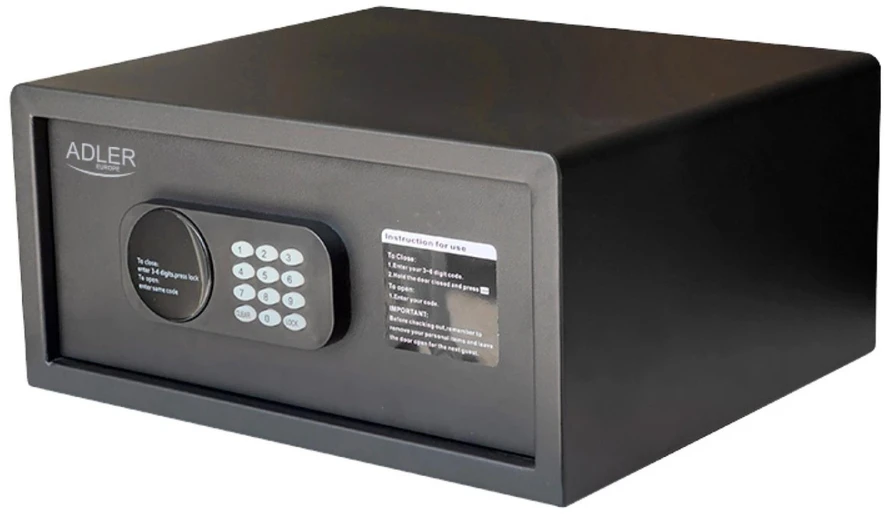 Adler AD 1045 Seifas su elektroniniu kodu ir spyna
