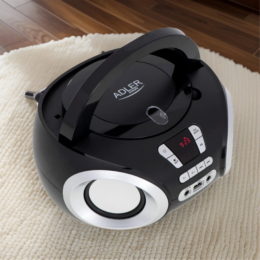 Adler | CD grotuvas | AD 1181 | Garsiakalbiai | USB jungtis