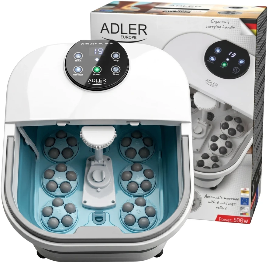 Adler AD 2182 Foldable foot spa Baltas