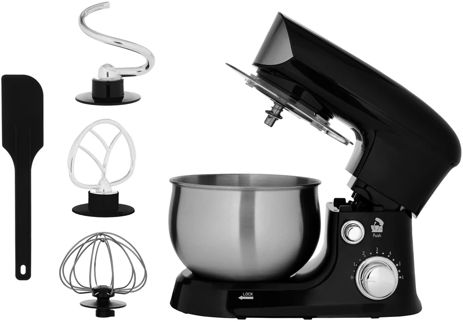 Adler | Planetary virtuvinis kombainas | AD 4226b | 1200 W | Greičių skaičius 6 | Bowl capacity 3.5 L | Juodas