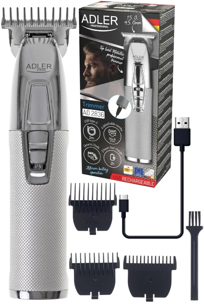 Plaukų kirpimo mašinėlė Adler AD-2836s
