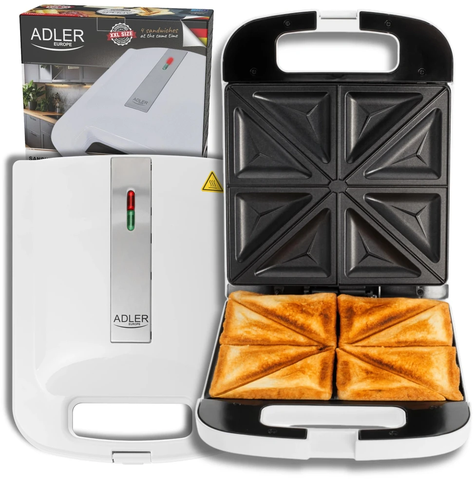 Sumuštinių keptuvas Sumuštinių skrudintuvė Adler AD-3055W