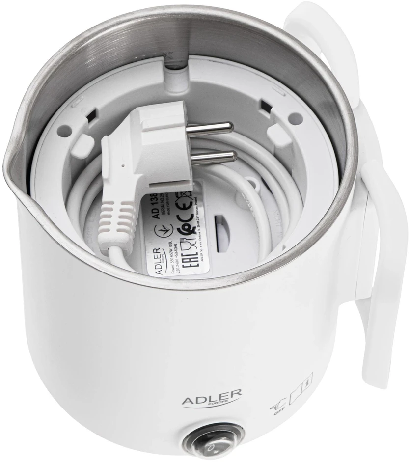 Turist. el. virdulys 0.8 L ADLER AD-1388 baltas