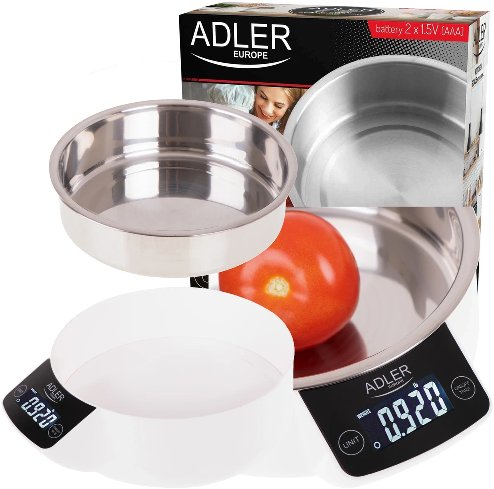 Virtuvinės svarstyklės Kitchen Scale ADLER AD3166