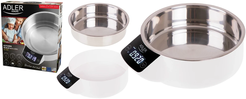 Virtuvinės svarstyklės Kitchen Scale ADLER AD3166
