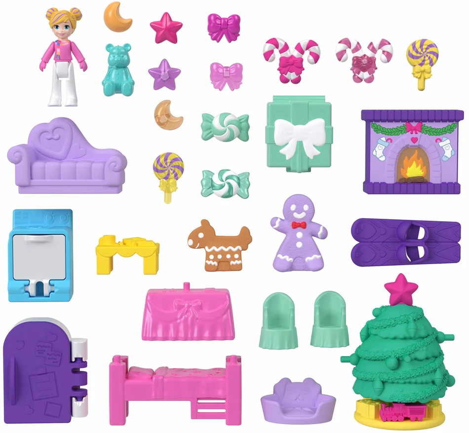 Advento kalendorius Mattel Polly Pocket (JFV13)
