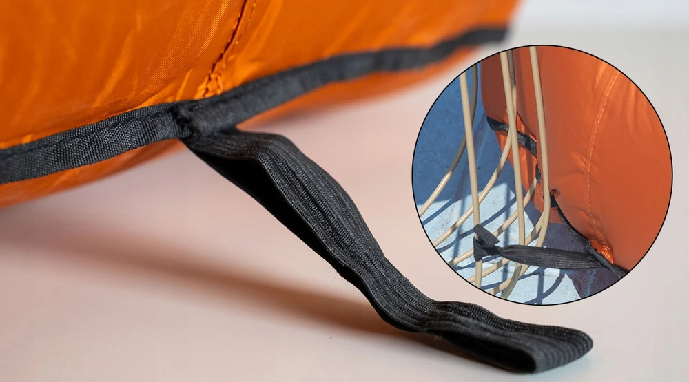 AEROGOGO automatinis pripučiamas ČIŽINIS KĖDĖ KĖDĖ SOFA pripučiama CS1 RUDA