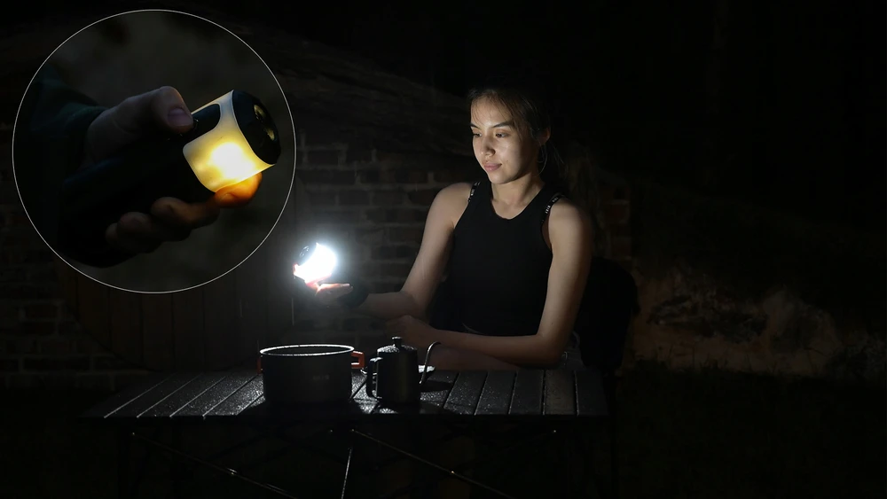 Aerogogo Giga Pump 17: elektrinė pompikė su Led ir Powerbank