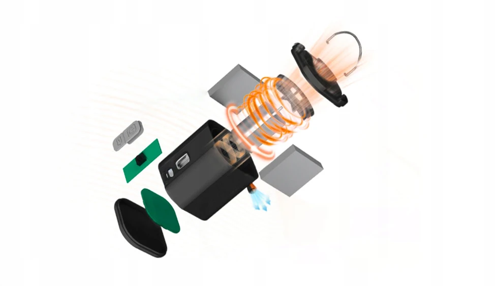 Aerogogo Small GIGA Tiny 3in1 kelioninis kompaktiškas USB-C įkraunamas siurblys