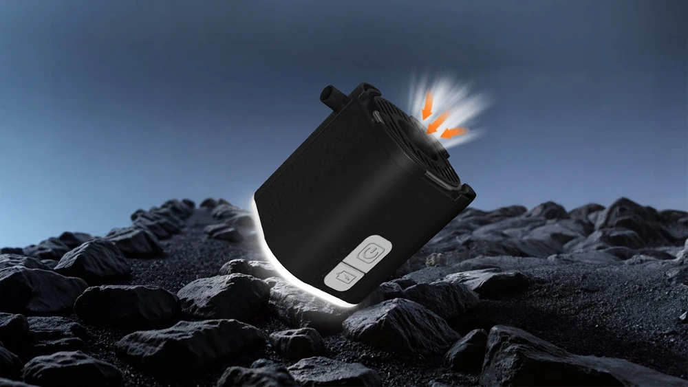 Aerogogo Small GIGA Tiny 3in1 kelioninis kompaktiškas USB-C įkraunamas siurblys
