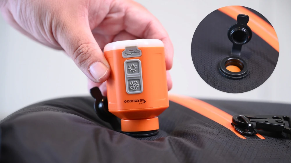 Aerogogo VACUUM kelioninis krepšys vandeniui atsparus VACUUM BAG ant peties 20L