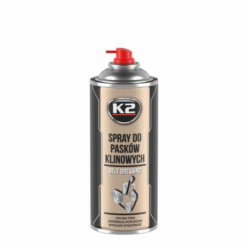K2 Tepalas diržams 400ml purškiamas
