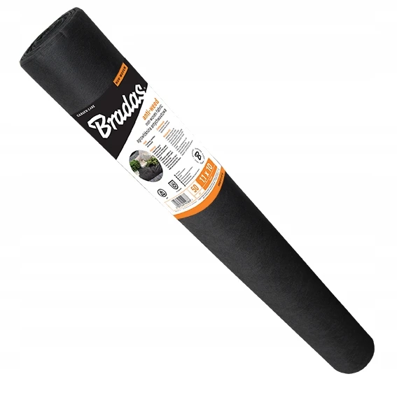 Geotekstilė 1,1 x 50 m, 50 g/m2, juodos spalvos