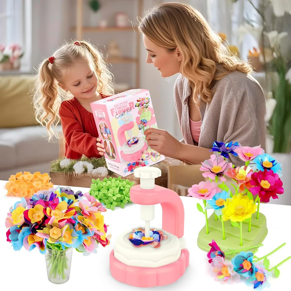 AiM MAŠINA 3D gėlėms kurti XXL Creative Set 160 vnt. „Pasidaryk pats“ puokštės