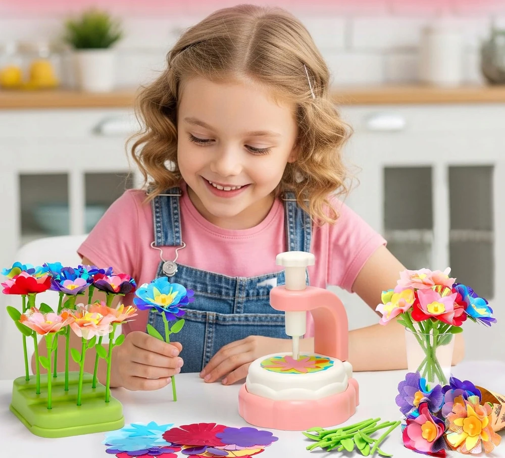 AiM MAŠINA 3D gėlėms kurti XXL Creative Set 160 vnt. „Pasidaryk pats“ puokštės