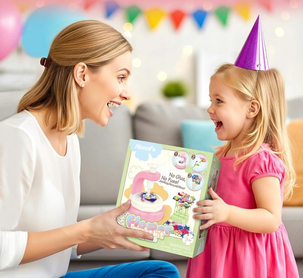 AiM MAŠINA 3D gėlėms kurti XXL Creative Set 160 vnt. „Pasidaryk pats“ puokštės