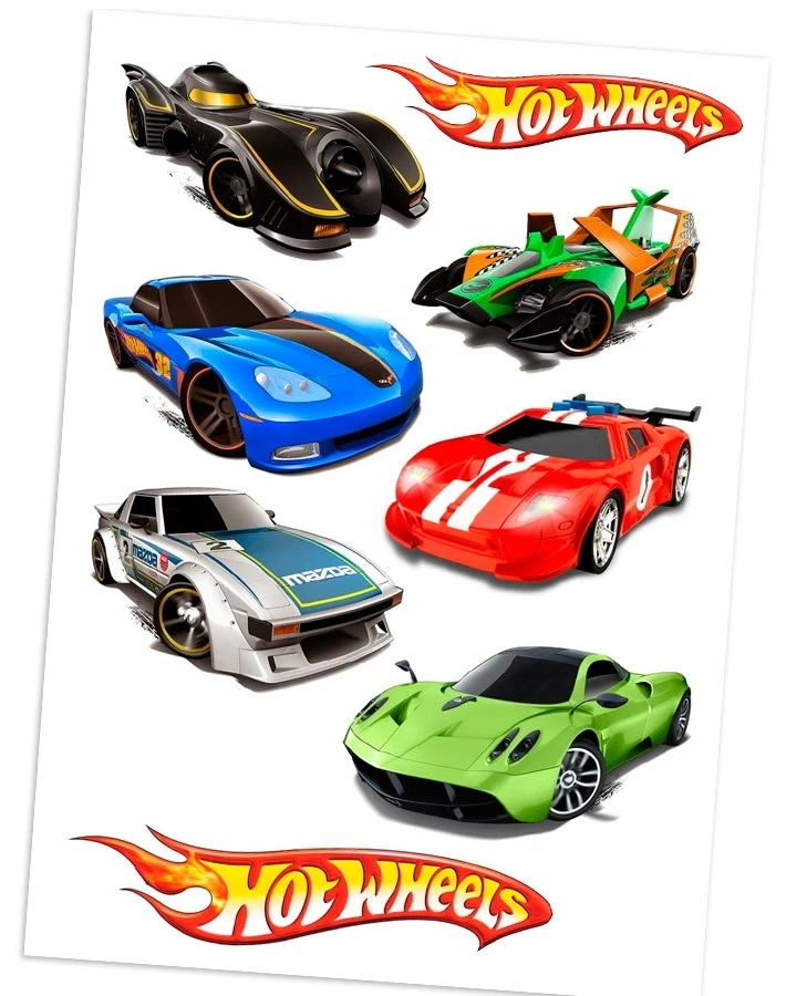 AiM Walizka na Auta Resoraki Hot Wheels Cars 48 Miejsc Dwustronna + Naklejki