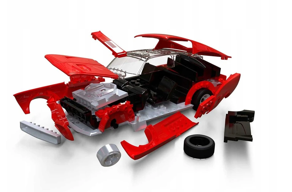 Airfix Plastikinis automobilio modelis Quickbuild Ford Mustang GT 1968